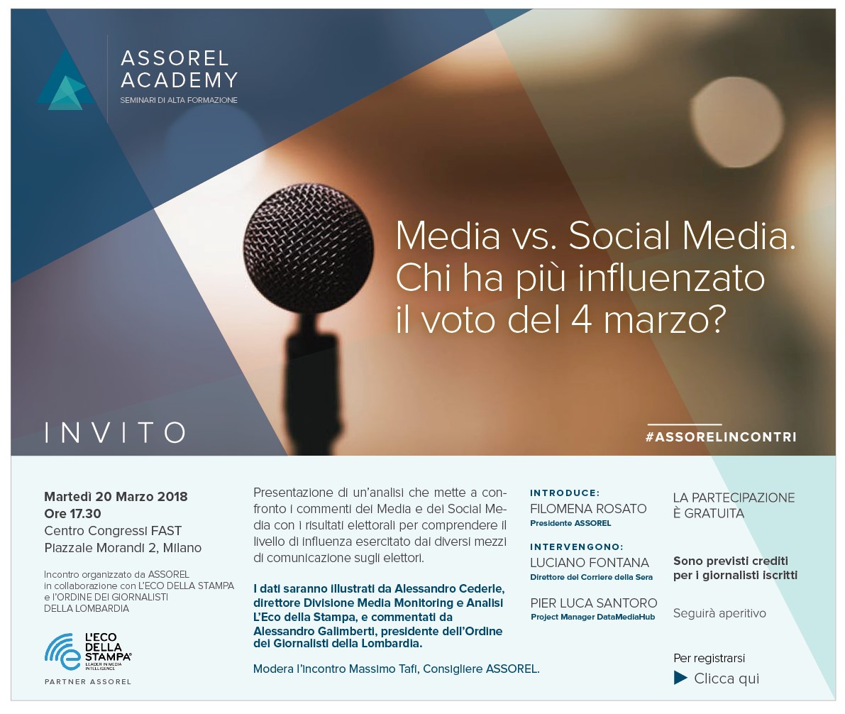 elezioni Media vs Social Media