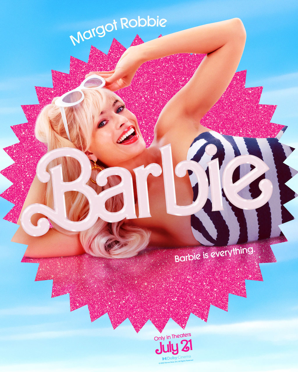 Barbie; Margot Robbie; Mattel; film Barbie con protagonista Margot Robbie, come manifesto della parità di genere e della cooperazione tra donne e uomini; Barbie is everything