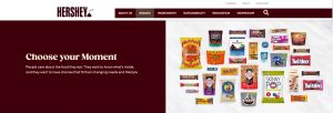 strategia di product branding; branding del prodotto; dolci; Hershey