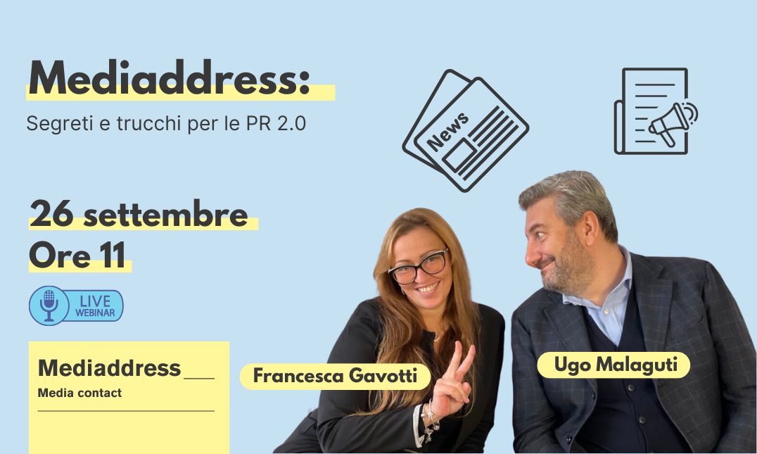 Webinar Mediaddress 26 settembre