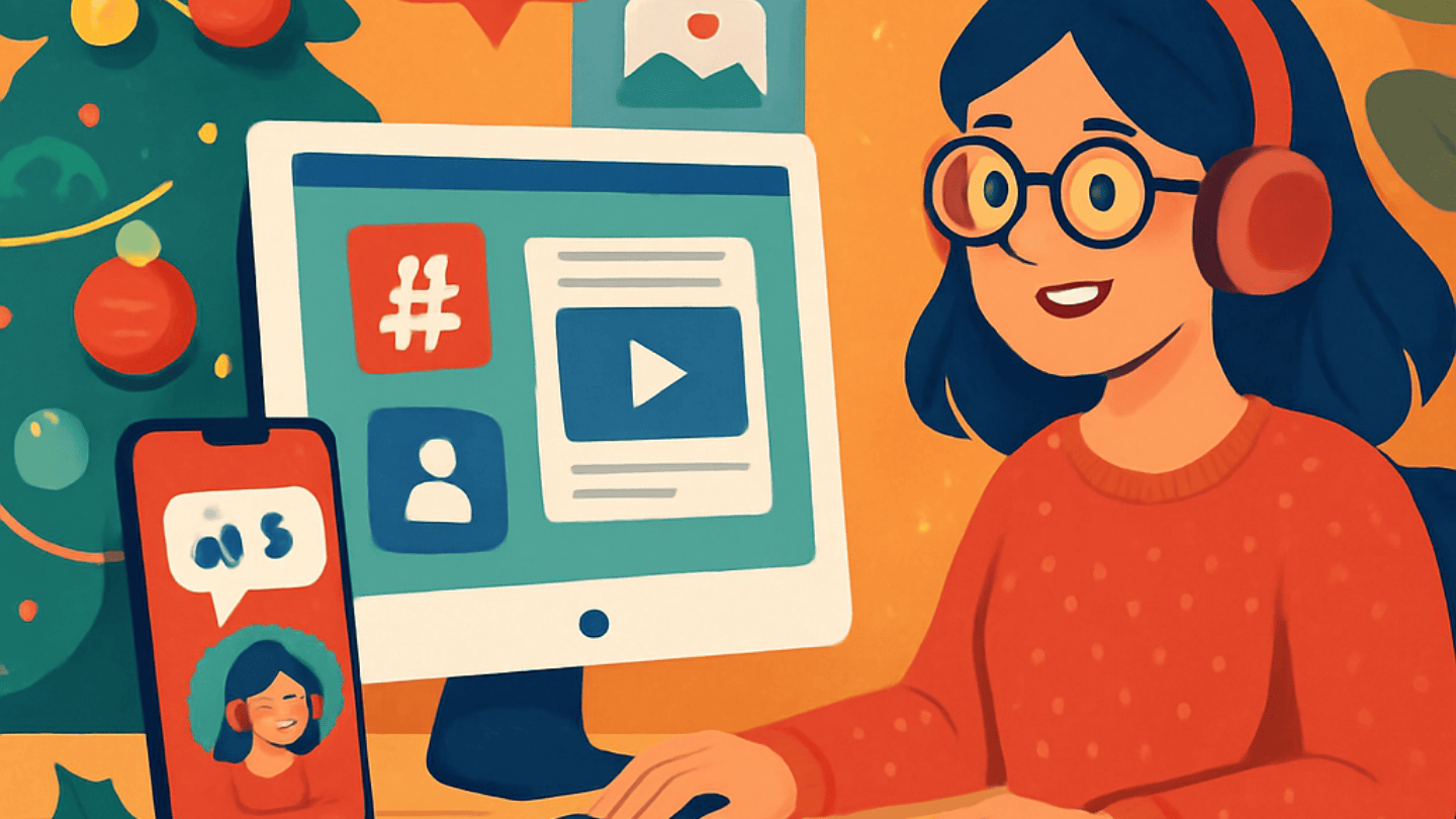 come adattare la strategia social al Natale; social media